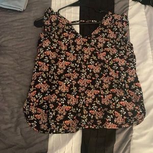 Loft XS Floral Blouse